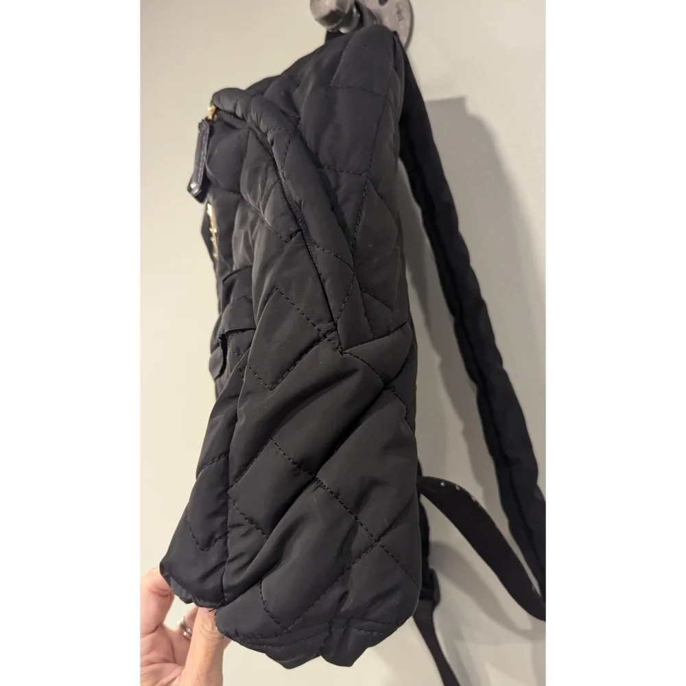 Marc Jacobs Black Quilted Nylon Backpack